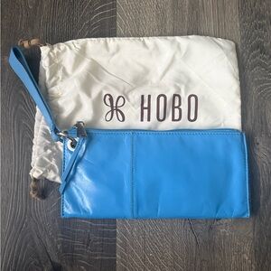 Hobo Blue Wristlet Wallet